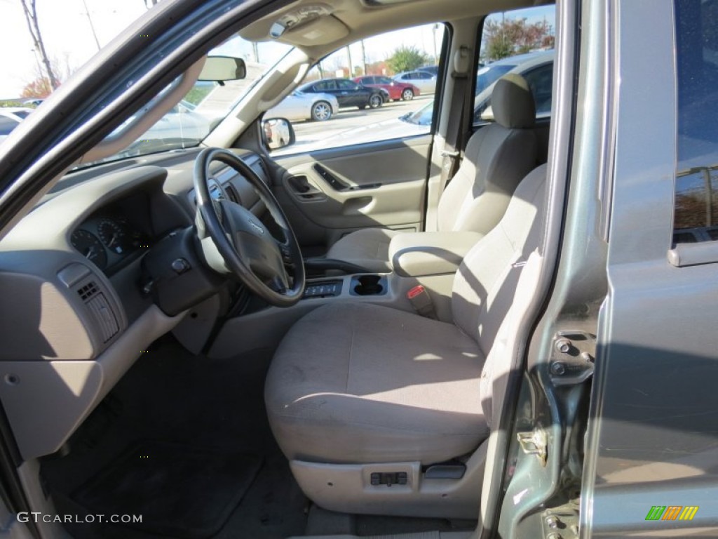 2004 Grand Cherokee Laredo 4x4 - Onyx Green Pearl / Taupe photo #6