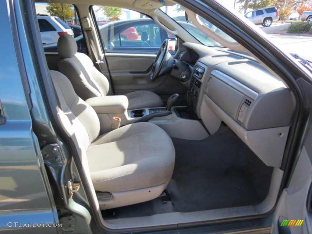 2004 Grand Cherokee Laredo 4x4 - Onyx Green Pearl / Taupe photo #12