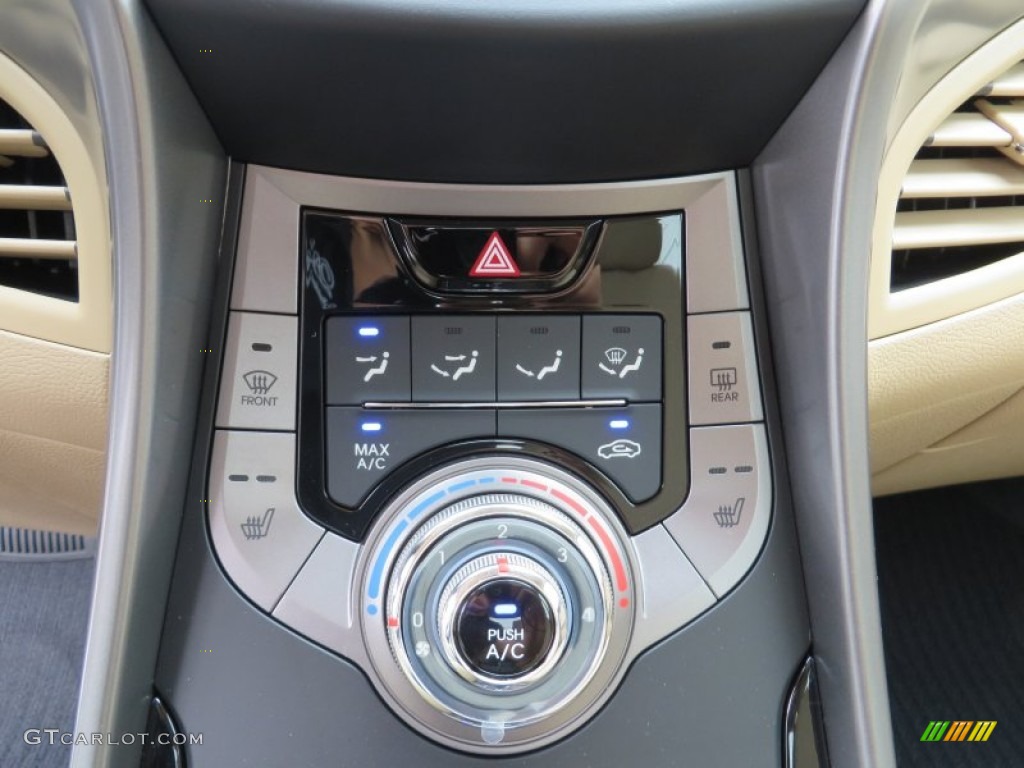 2013 Elantra Limited - Sparkling Ruby / Beige photo #31