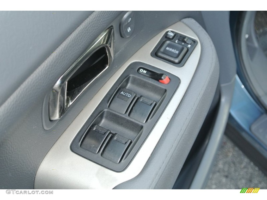 2008 Pilot EX-L - Steel Blue Metallic / Gray photo #11