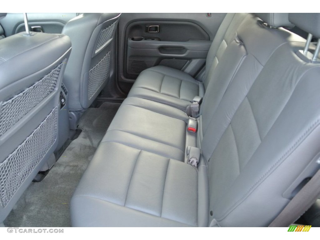 2008 Pilot EX-L - Steel Blue Metallic / Gray photo #18