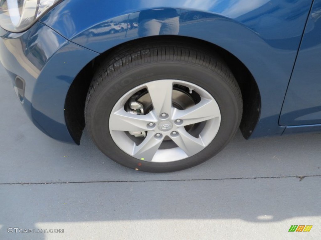 2013 Elantra GLS - Windy Sea Blue / Beige photo #11