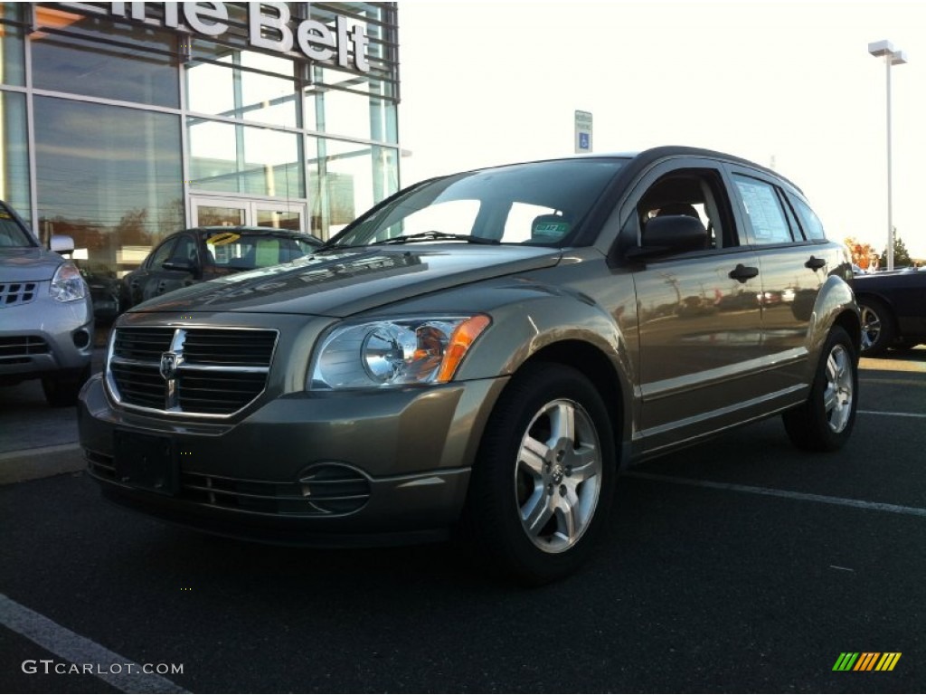 2007 Caliber SXT - Light Khaki Metallic / Pastel Pebble Beige photo #1