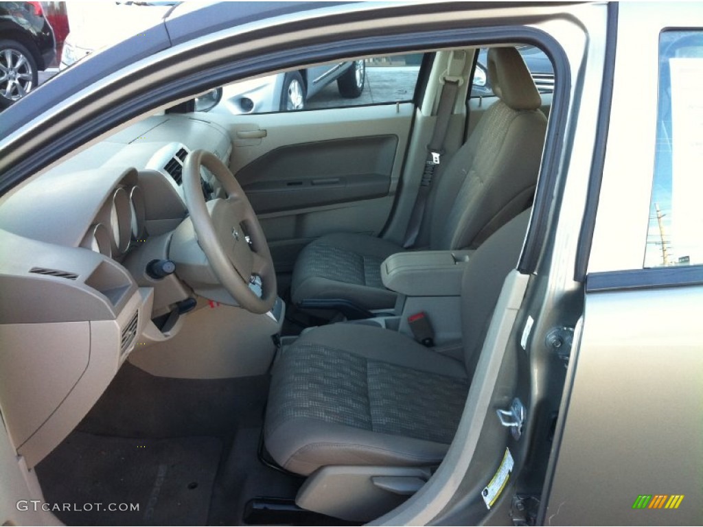 2007 Caliber SXT - Light Khaki Metallic / Pastel Pebble Beige photo #10