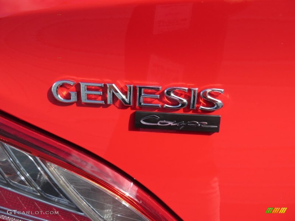 2013 Genesis Coupe 2.0T - Tsukuba Red / Black Cloth photo #13