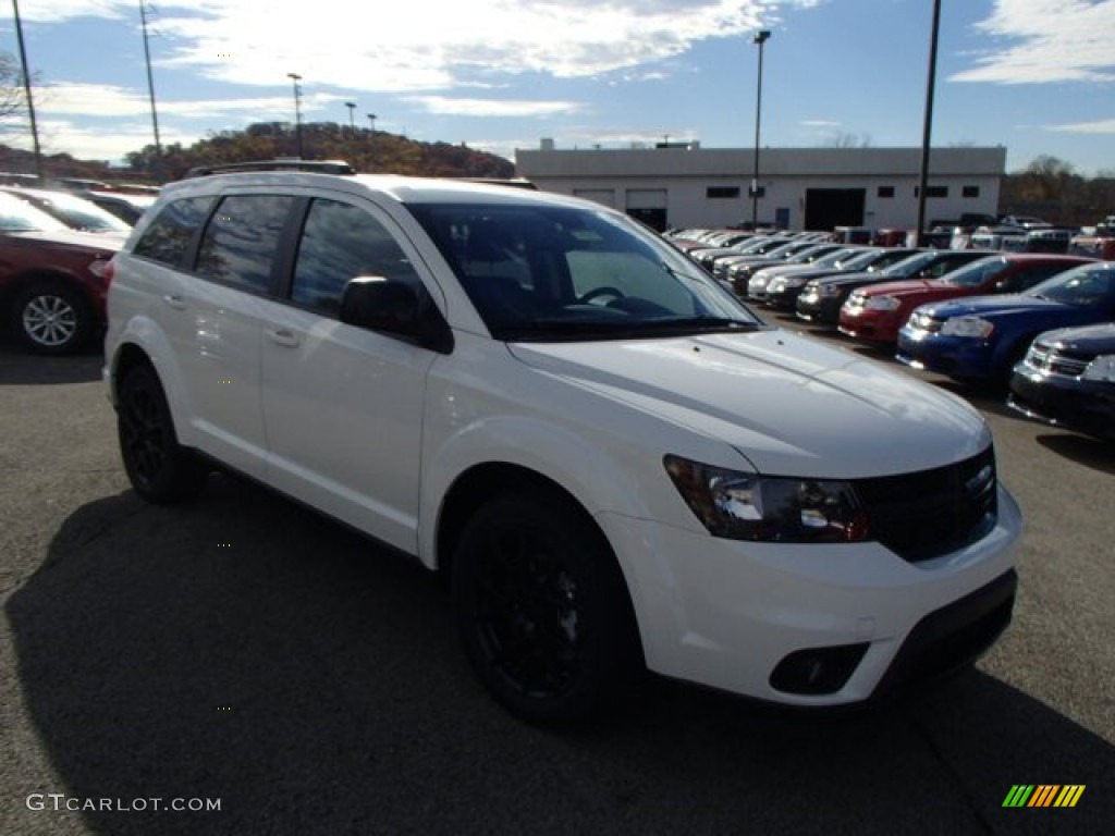 2014 Journey SXT AWD - White / Black photo #4