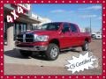 Inferno Red Crystal Pearl 2008 Dodge Ram 2500 SLT Mega Cab 4x4