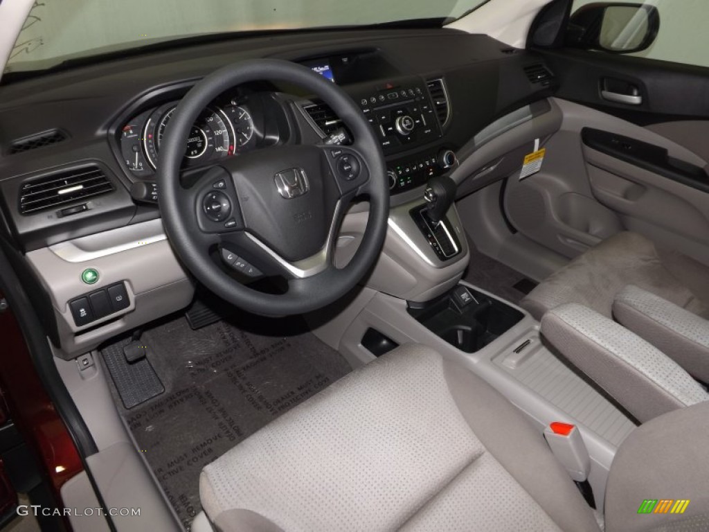 2014 CR-V EX - Basque Red Pearl II / Gray photo #10