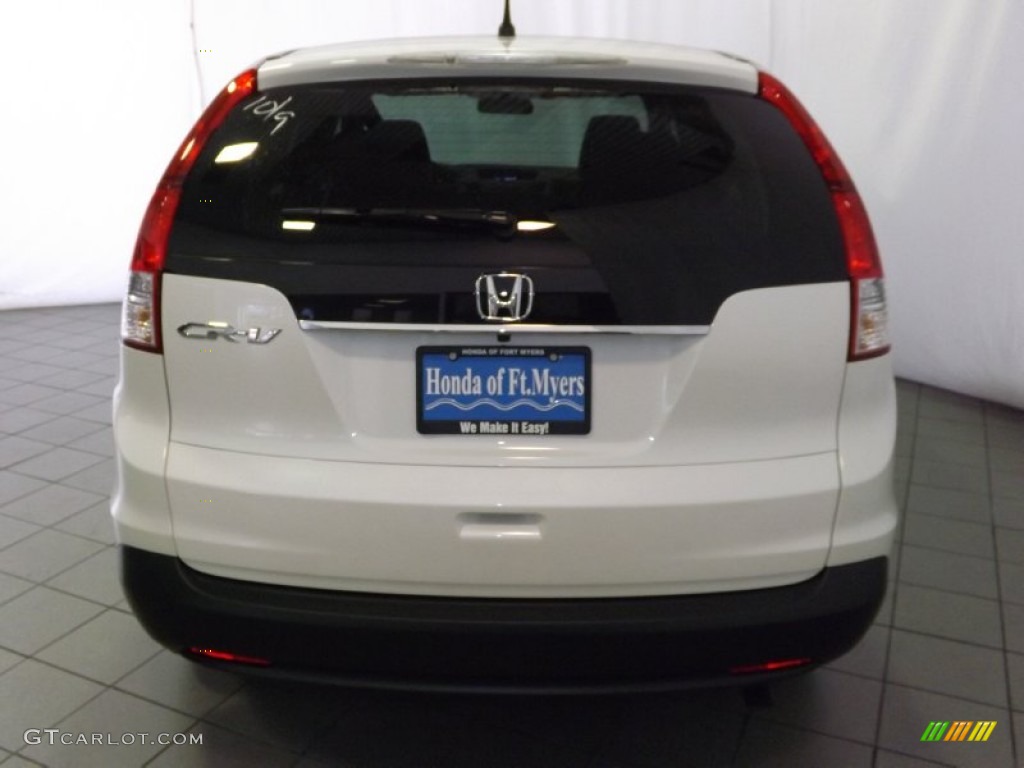 2014 CR-V EX - White Diamond Pearl / Beige photo #7
