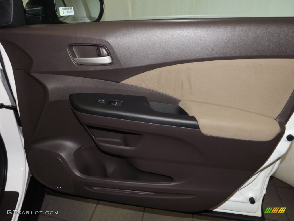 2014 CR-V EX - White Diamond Pearl / Beige photo #29