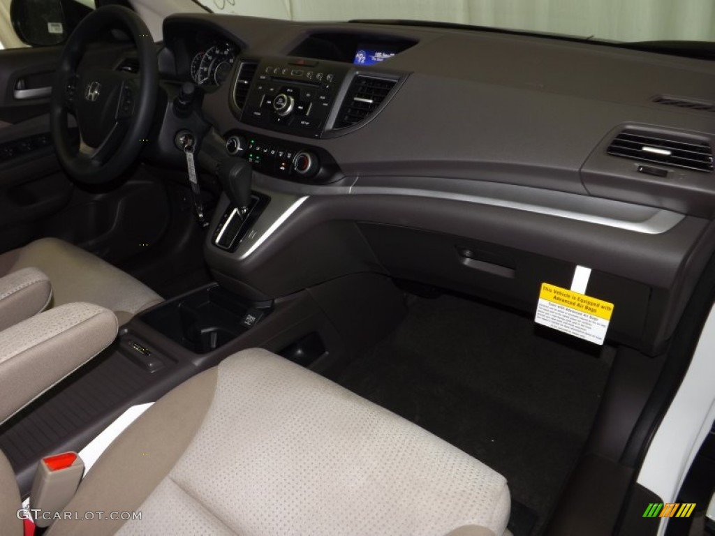 2014 CR-V EX - White Diamond Pearl / Beige photo #30
