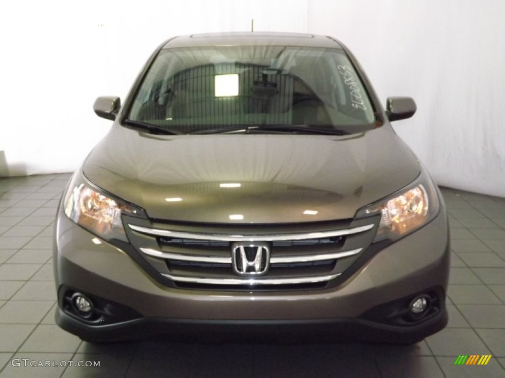 2014 CR-V EX - Urban Titanium Metallic / Beige photo #2