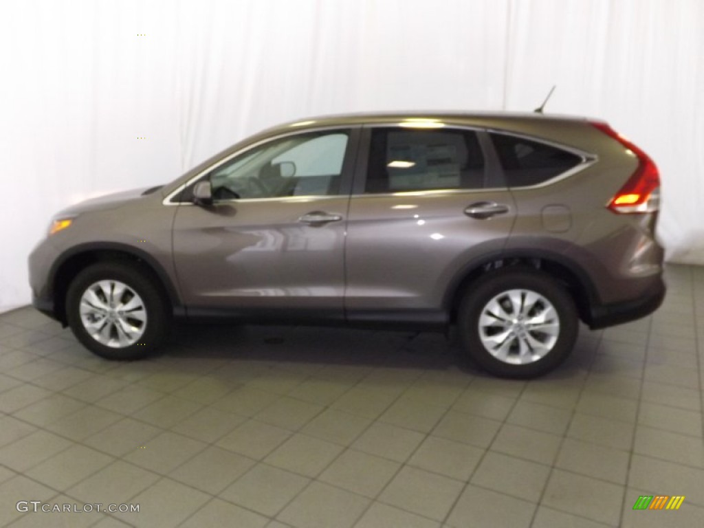 2014 CR-V EX - Urban Titanium Metallic / Beige photo #8