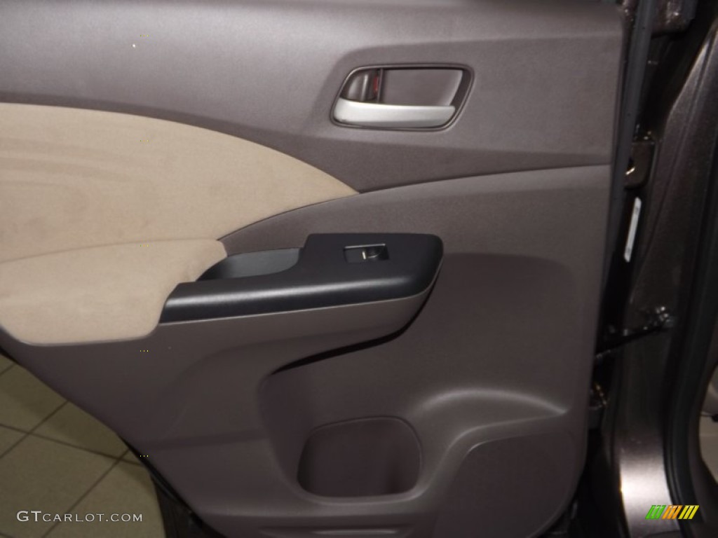 2014 CR-V EX - Urban Titanium Metallic / Beige photo #24