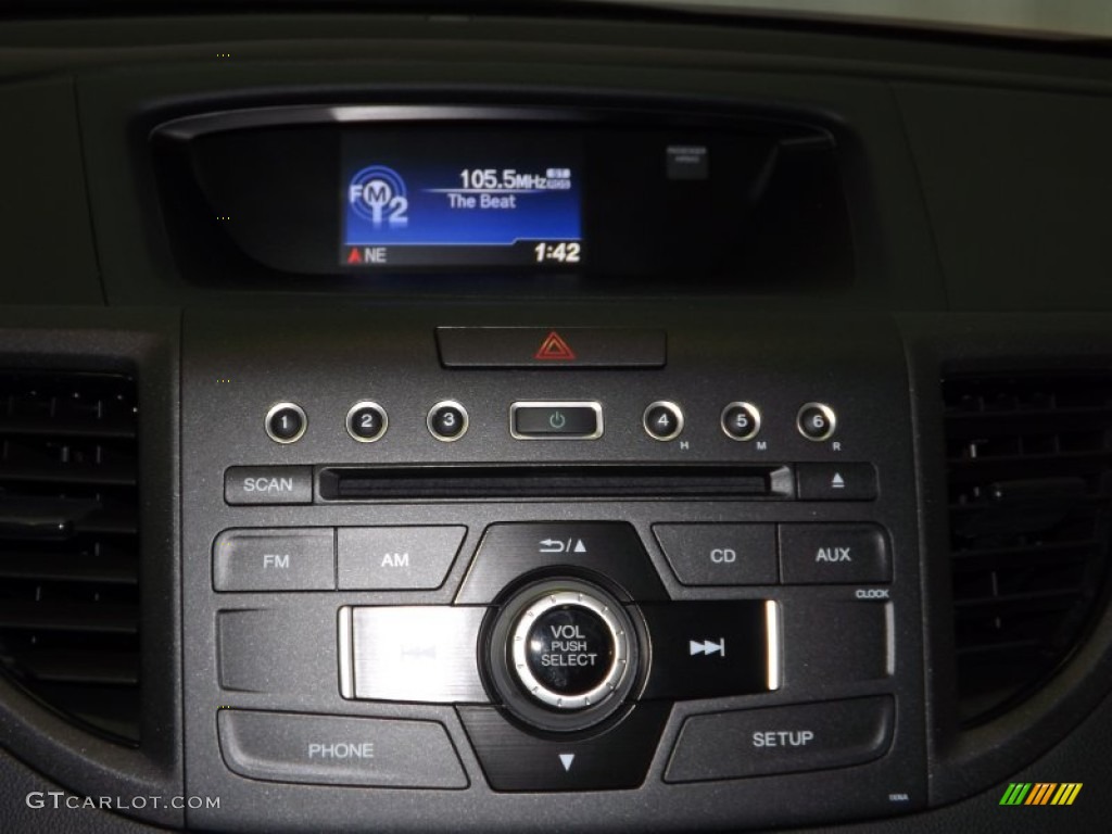 2014 CR-V LX - Basque Red Pearl II / Gray photo #15