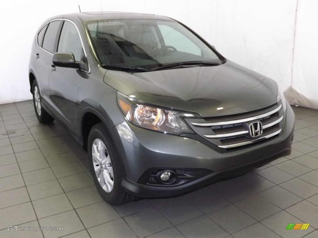 2014 CR-V EX AWD - Polished Metal Metallic / Gray photo #1