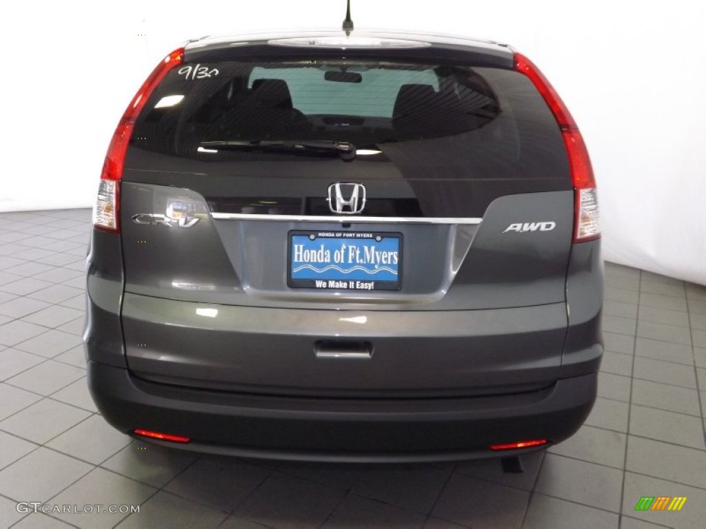 2014 CR-V EX AWD - Polished Metal Metallic / Gray photo #7