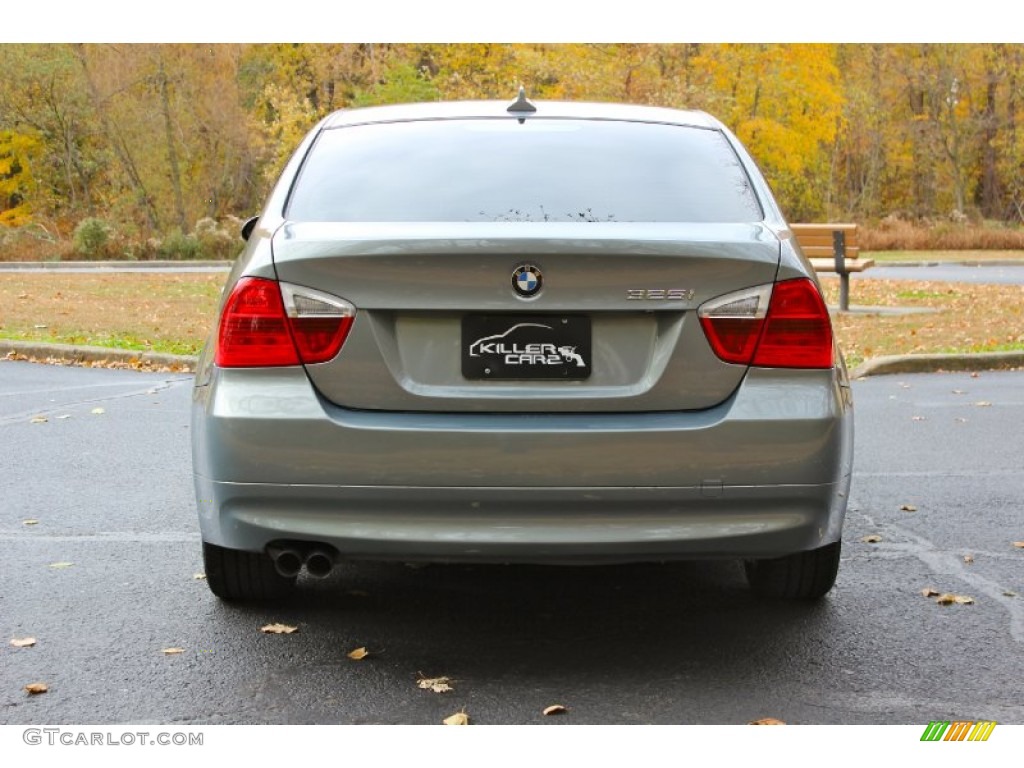 2006 3 Series 325i Sedan - Quartz Blue Metallic / Black photo #6