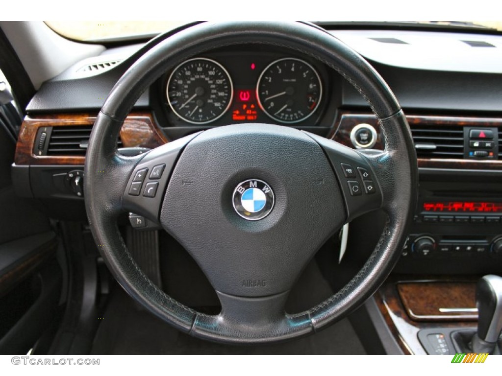 2006 3 Series 325i Sedan - Quartz Blue Metallic / Black photo #7