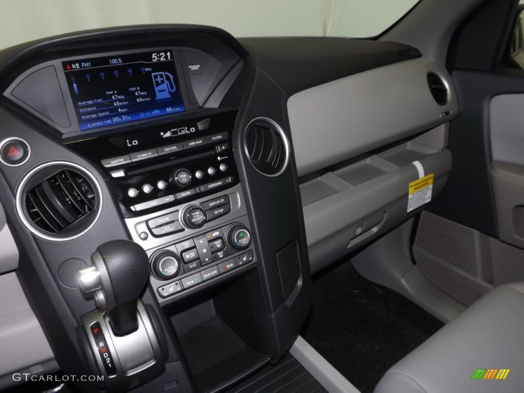 2014 Pilot EX-L - Modern Steel Metallic / Gray photo #12