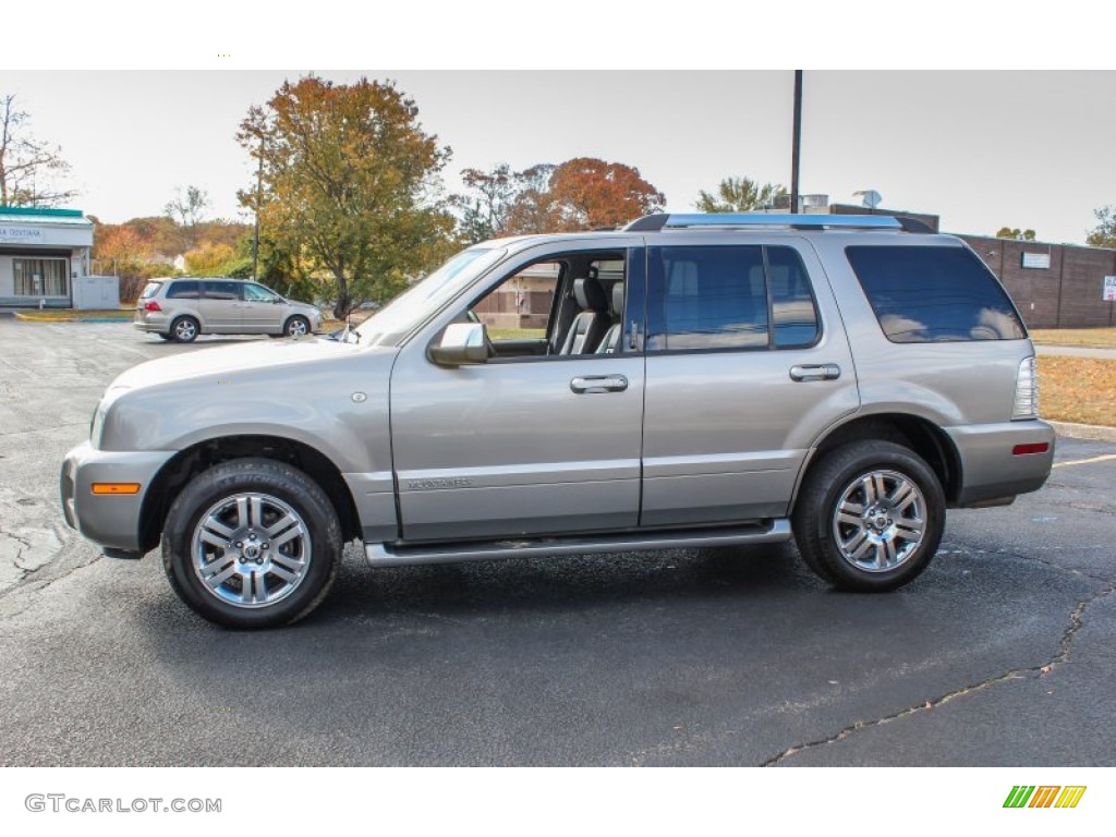 2008 Mountaineer Premier AWD - Vapor Silver Metallic / Charcoal Black photo #3