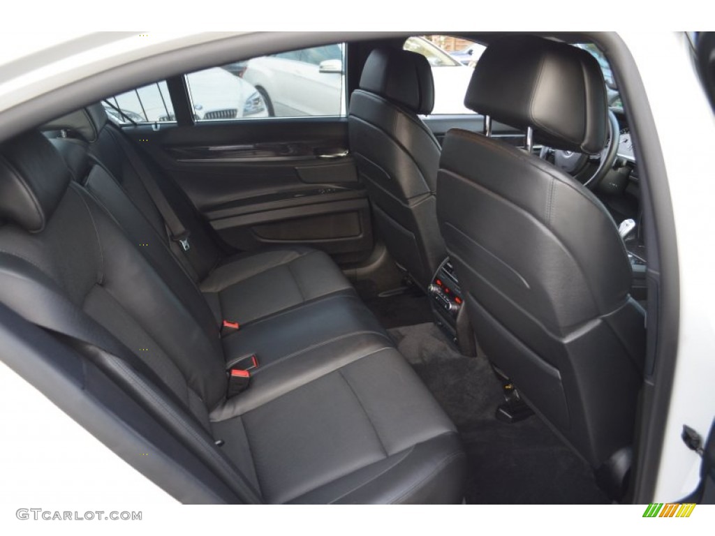2011 BMW 7 Series 750i xDrive Sedan Rear Seat Photo #87663304