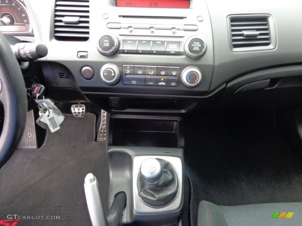 2007 Civic Si Sedan - Galaxy Gray Metallic / Black photo #26