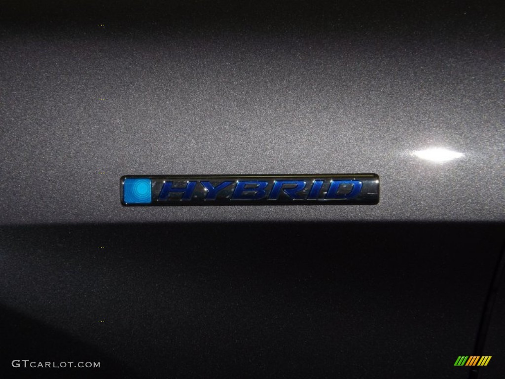 2014 Accord Hybrid Touring Sedan - Modern Steel Metallic / Ivory photo #9