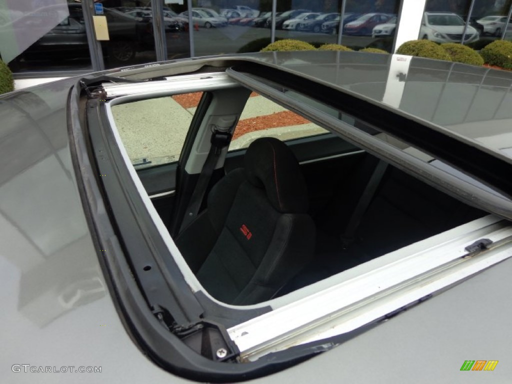 2007 Civic Si Sedan - Galaxy Gray Metallic / Black photo #30