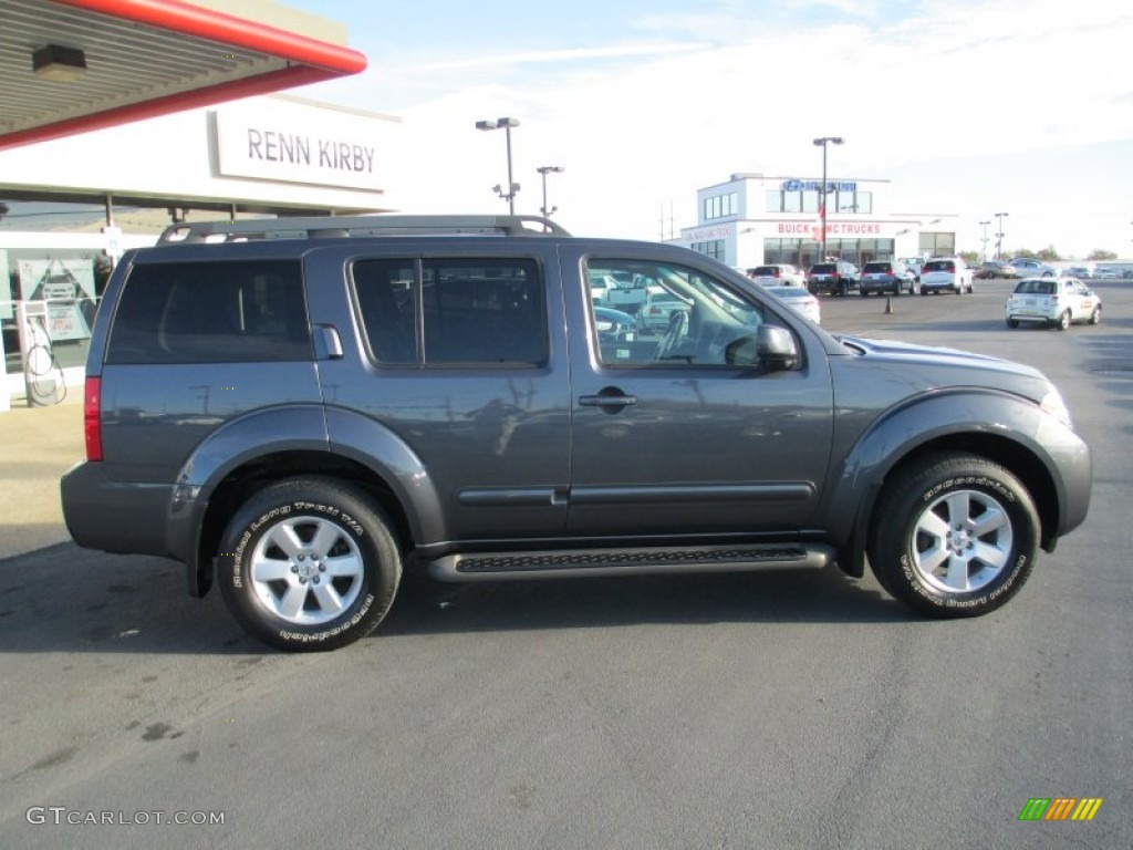 2010 Pathfinder SE 4x4 - Dark Slate Metallic / Graphite photo #8