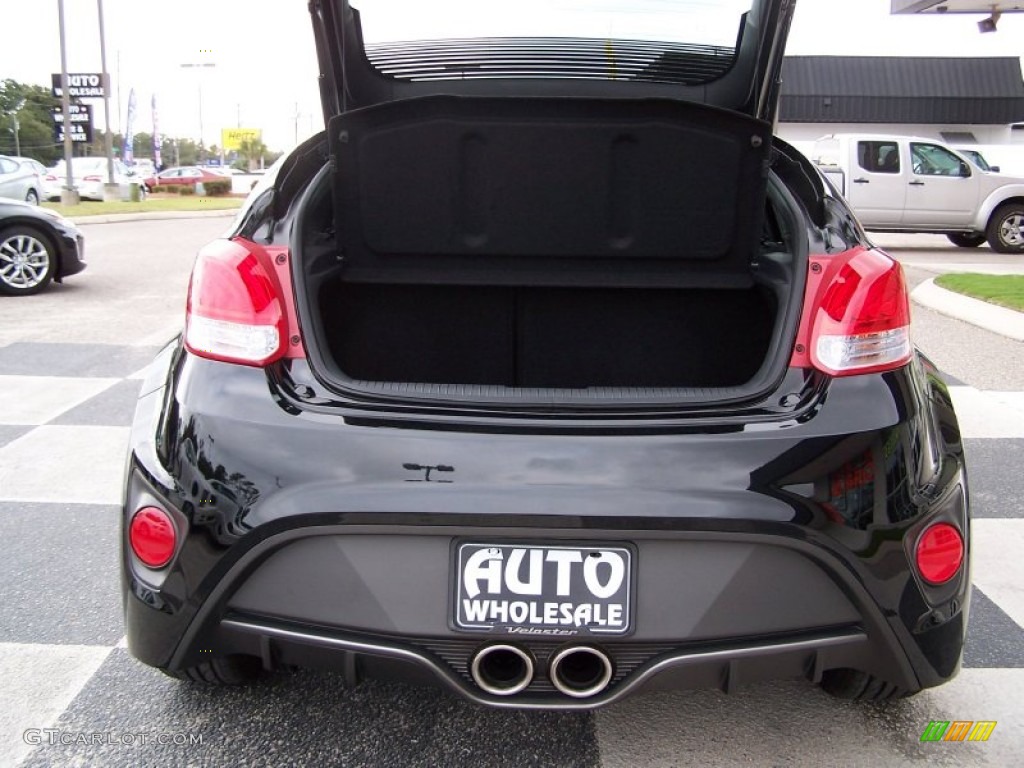2013 Veloster Turbo - Ultra Black / Black photo #5
