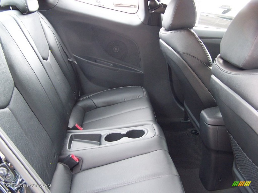 2013 Veloster Turbo - Ultra Black / Black photo #14