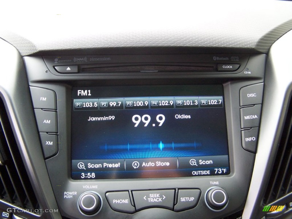 2013 Veloster Turbo - Ultra Black / Black photo #17