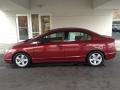 Tango Red Pearl 2008 Honda Civic EX Sedan Exterior