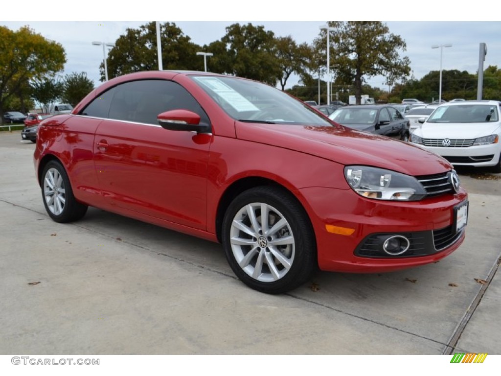 Salsa Red 2012 Volkswagen Eos Komfort Exterior Photo #87667451