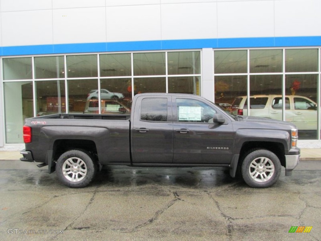 2014 Silverado 1500 LT Double Cab 4x4 - Tungsten Metallic / Jet Black photo #2