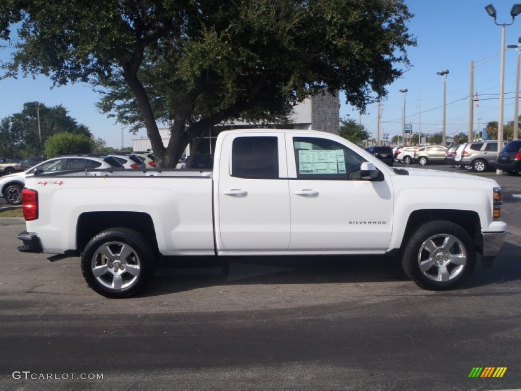 2014 Silverado 1500 LT Double Cab 4x4 - Summit White / Jet Black photo #9