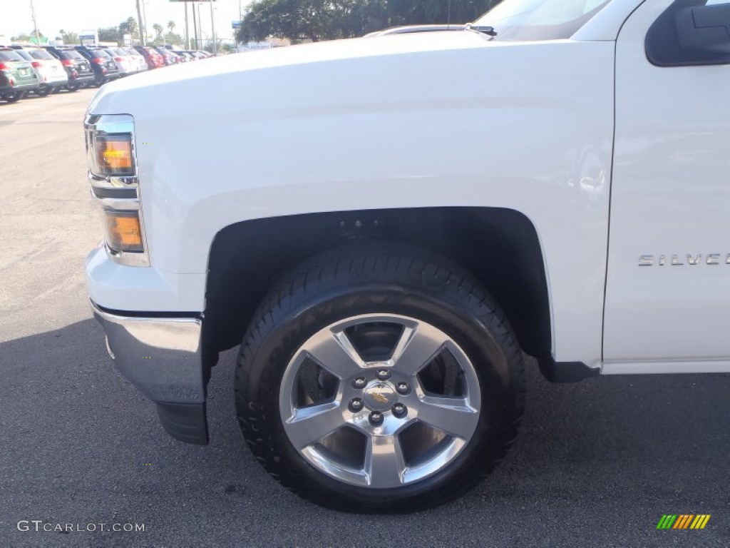 2014 Silverado 1500 LT Double Cab 4x4 - Summit White / Jet Black photo #10