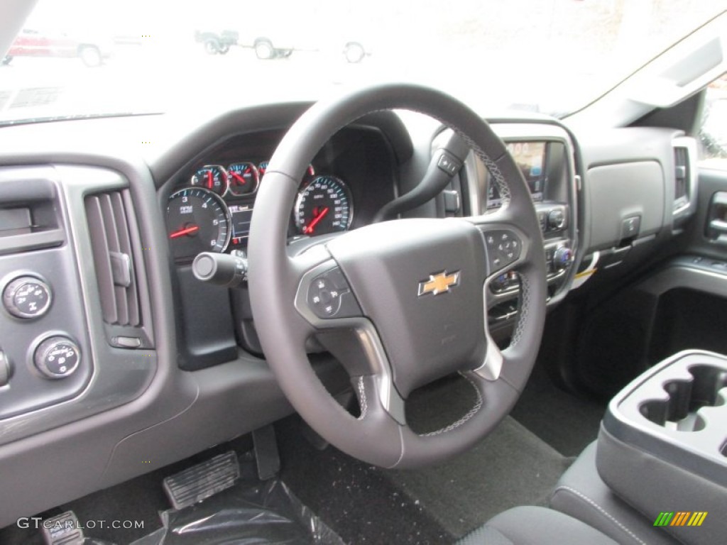 2014 Silverado 1500 LT Double Cab 4x4 - Tungsten Metallic / Jet Black photo #13