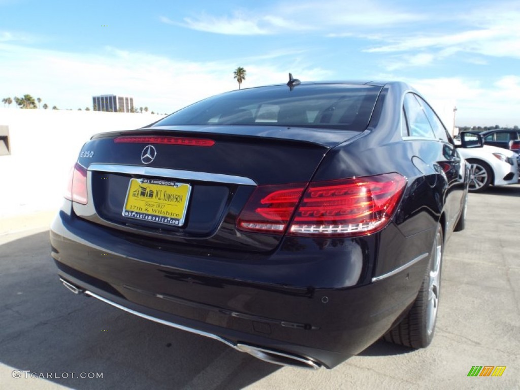 2014 E 350 Coupe - Black / Black photo #4