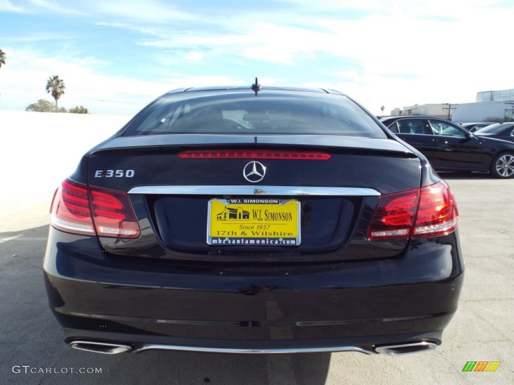 2014 E 350 Coupe - Black / Black photo #5