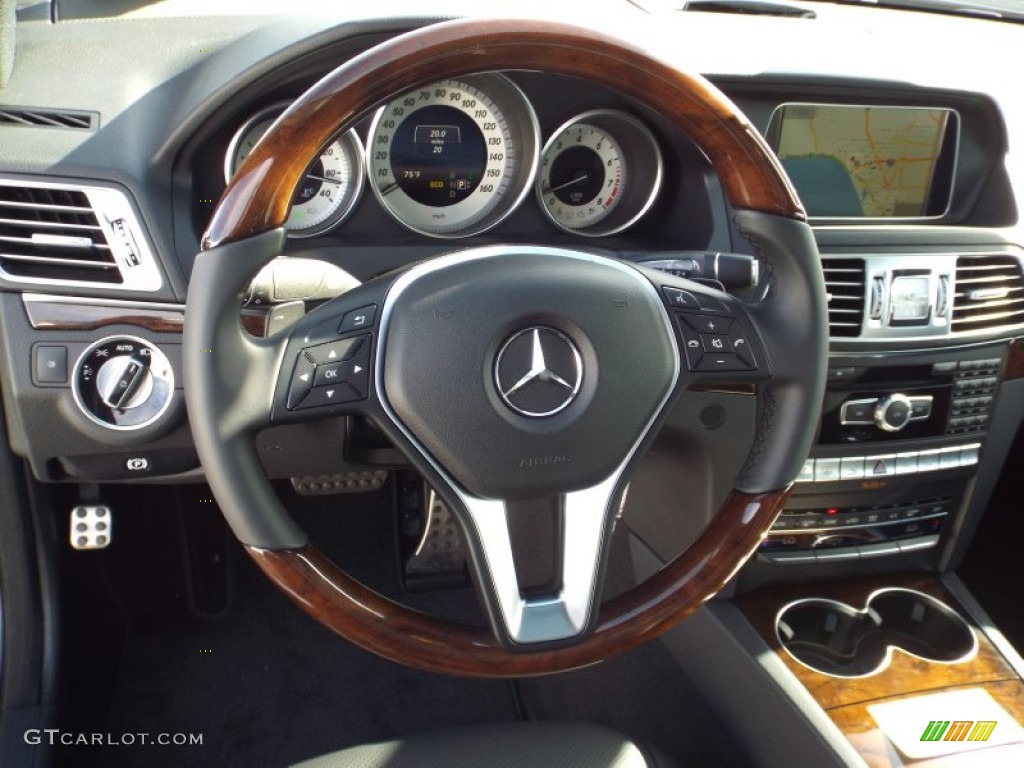2014 E 350 Coupe - Black / Black photo #9
