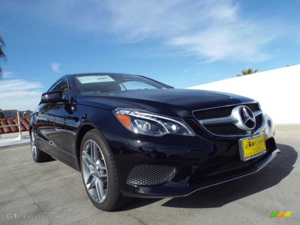 2014 E 350 Coupe - Black / Black photo #11