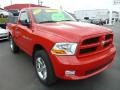 2012 Flame Red Dodge Ram 1500 Express Regular Cab 4x4  photo #9