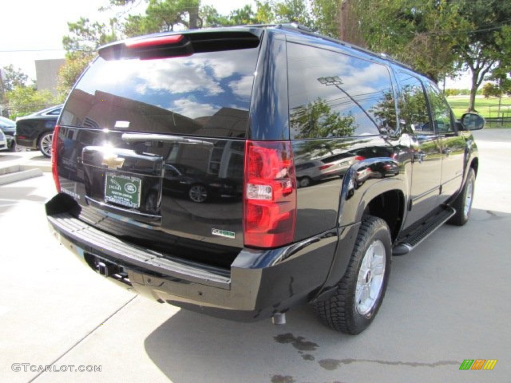 2010 Suburban LT 4x4 - Black / Light Titanium/Dark Titanium photo #11