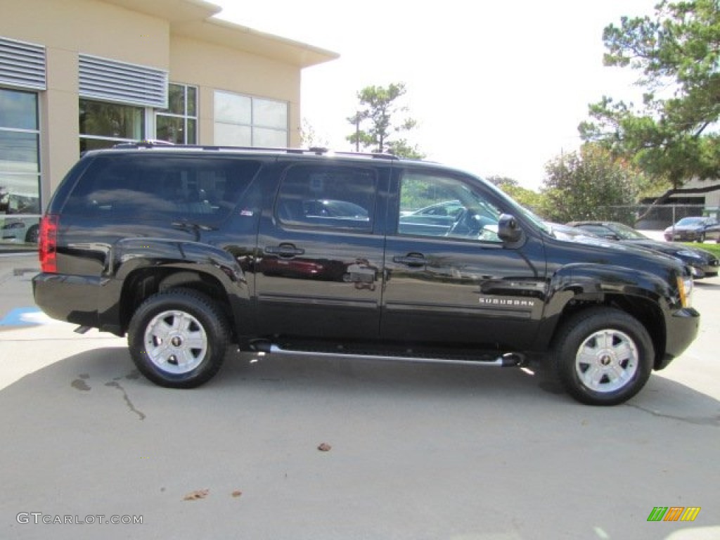 2010 Suburban LT 4x4 - Black / Light Titanium/Dark Titanium photo #12