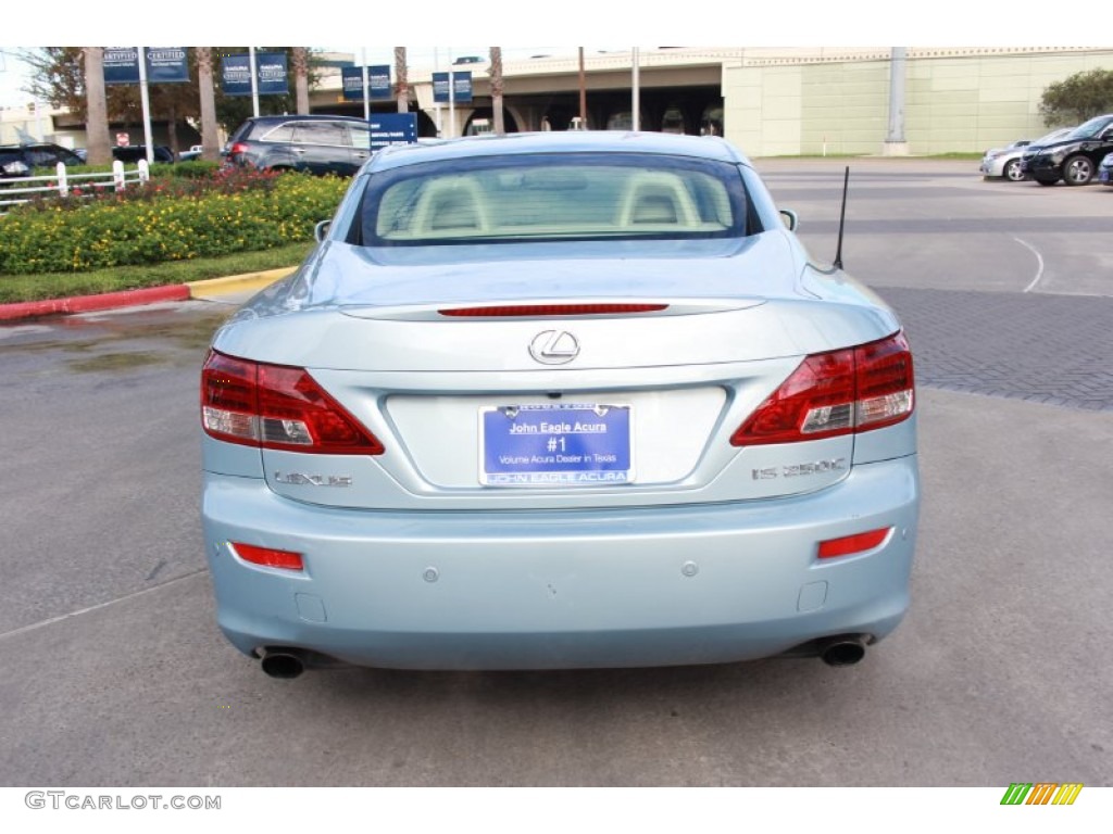2010 IS 250C Convertible - Cerulean Blue Metallic / Alabaster photo #4