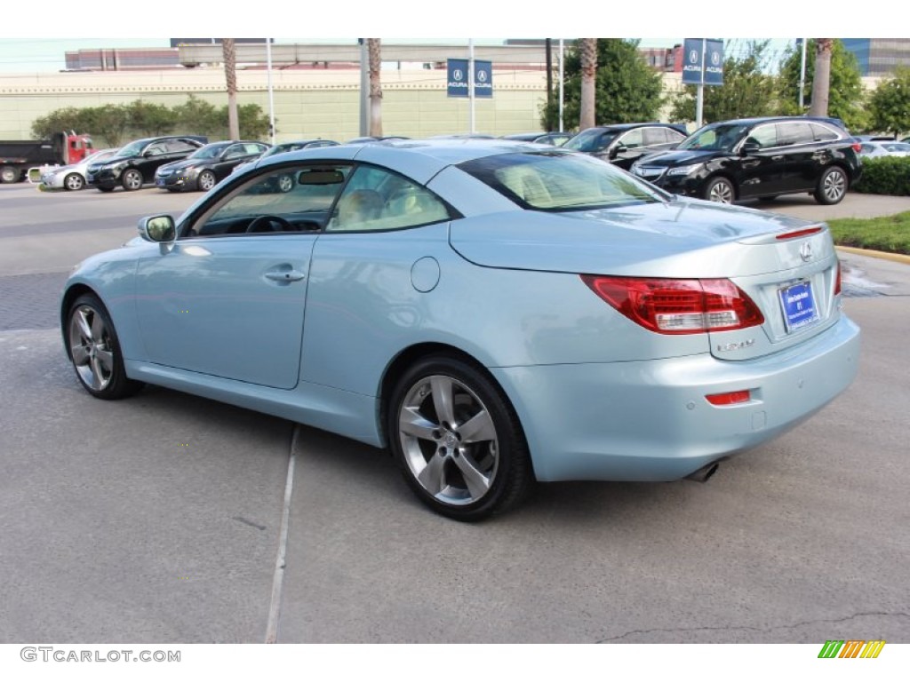 2010 IS 250C Convertible - Cerulean Blue Metallic / Alabaster photo #7