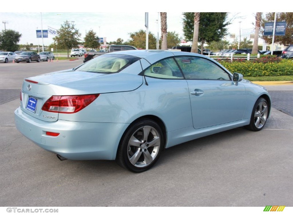 2010 IS 250C Convertible - Cerulean Blue Metallic / Alabaster photo #8