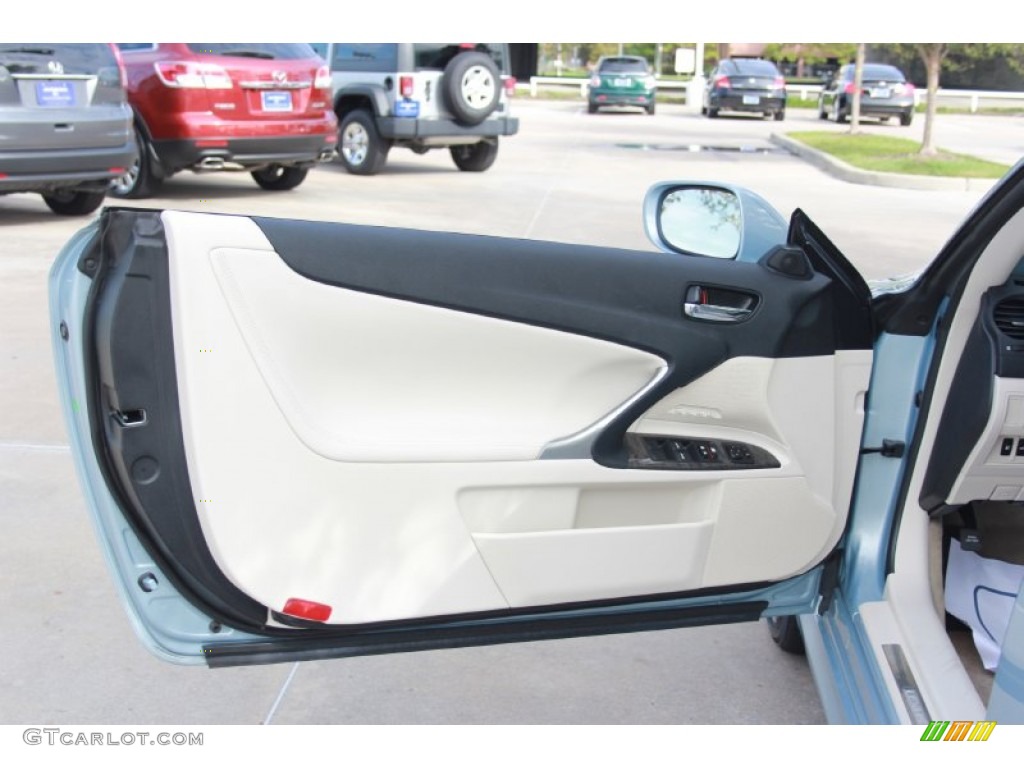 2010 IS 250C Convertible - Cerulean Blue Metallic / Alabaster photo #9